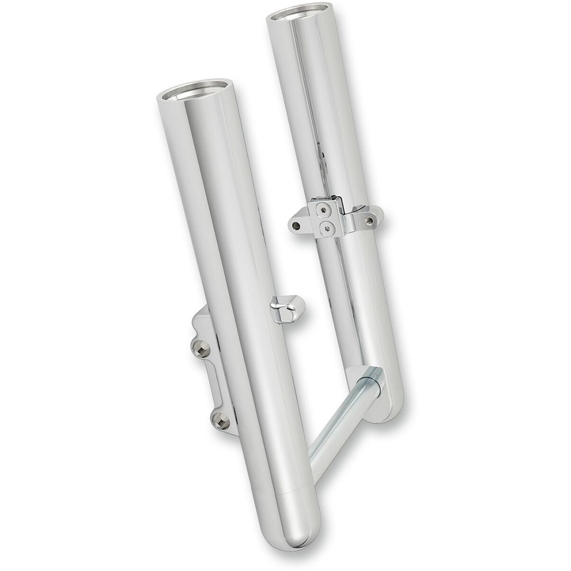Smooth “Hot Leg” Fork Legs, Chrome – 14+ Touring / Dual Disc