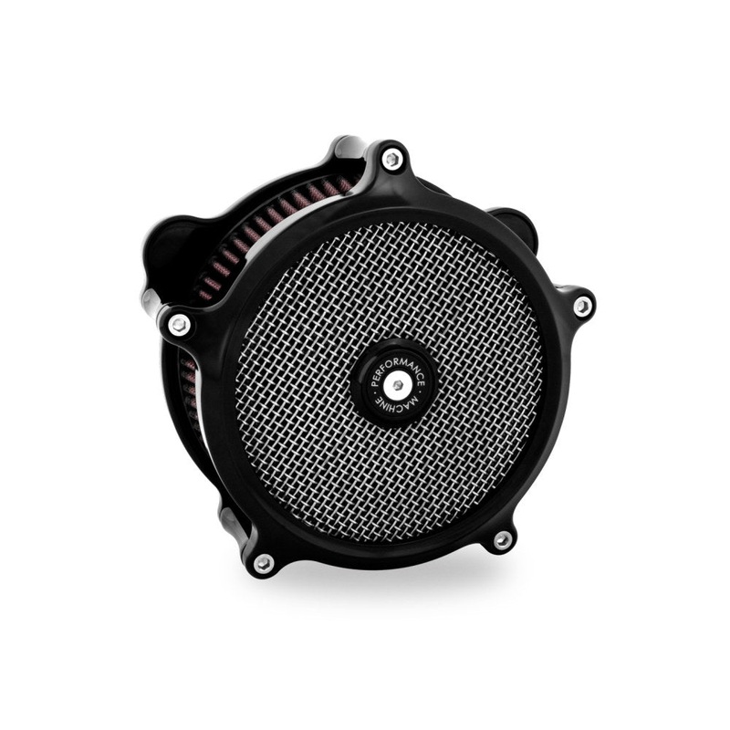Super Gas Air Cleaner Kit – Black. Fits Touring 2017up & Softail 2018up.