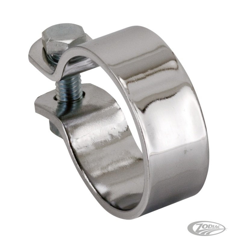 Universal Chrome Exhaust & Muffler Clamps