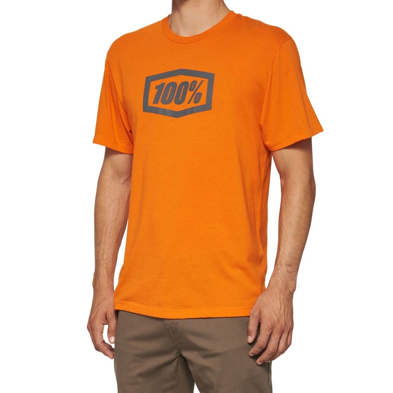 100% Icon Short Sleeves T-Shirt Orange