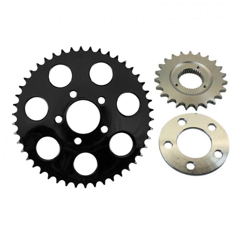Belt to Chain Conversion kit fits 1991 – 1994 XL Sportster Models (Black Sprocket)