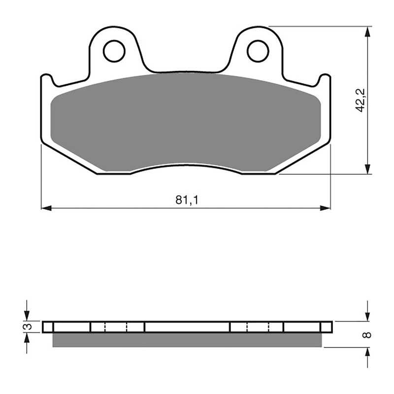 GOLDfren Brake Pads Sintered Sports GF102 – S3 ( PH29 )