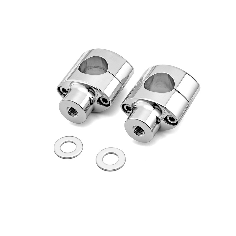 Harley Road Glide 2015-UP Road King Special FLHRXS 2017-UP 2″ Risers 1.25″ Handlebar Top Clamps Kit