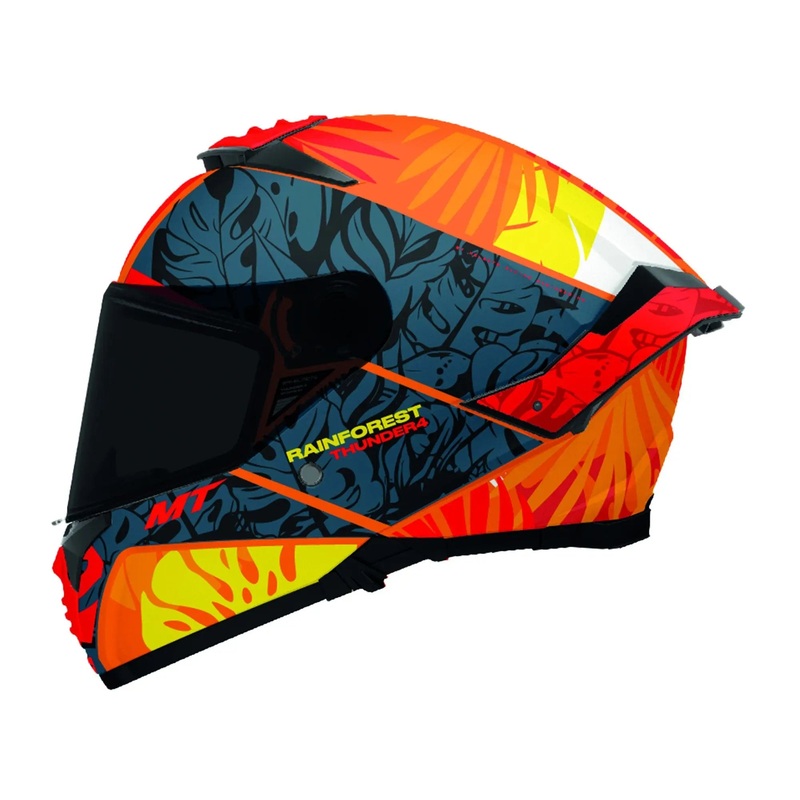 MT Helmets Thunder 4 SV Rainforest C4 Gloss Orange