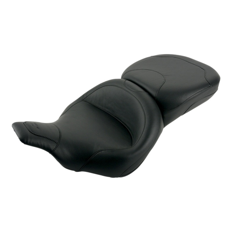 MUSTANG – One-Piece 2-Up Ultra Touring Seat – Vintage Wide Touring Seat – FLH/FLT ’97-’07