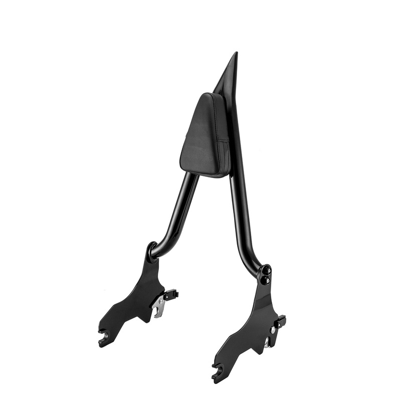 2018-2025 Harley Softail Sport Glide FLSB / Low Rider FXLR FXLRS Black 23″ Passenger Sissy Bar
