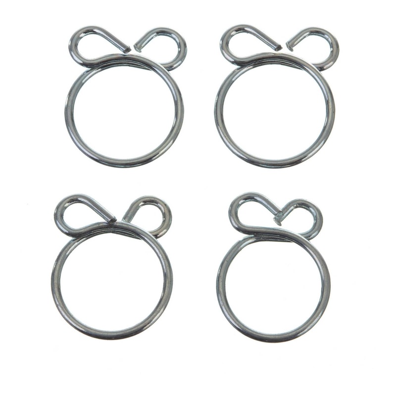 All Balls Racing Fuel Hose Clamp Kit – 12.5mm Wire (4 Pack)