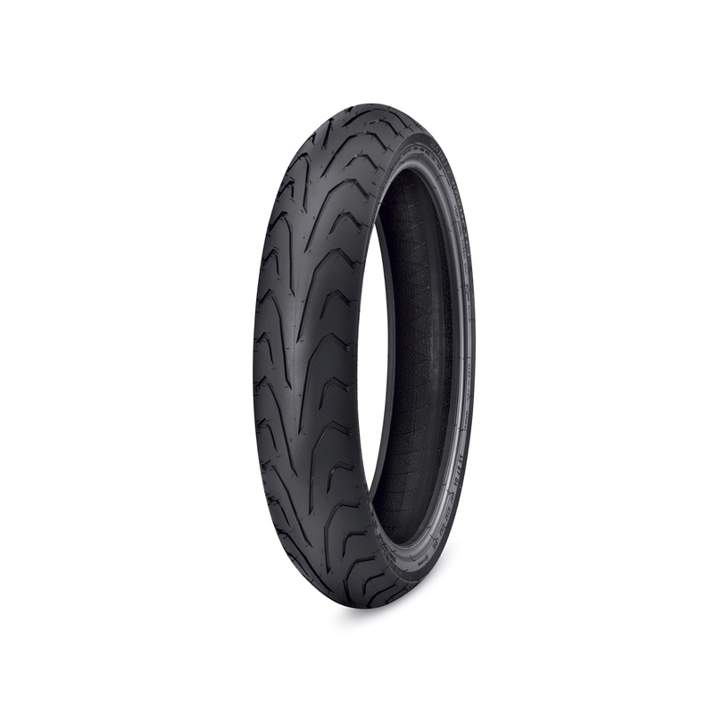 Harley Davidson 43100026 Dunlop Performance Tire – GT502F 120/70R19  Blackwall – 19 in. Front TIRE,FR,120/70R19