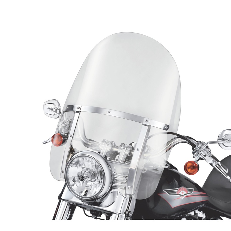 Harley Davidson 58243-95 King-Size H-D Detachables Windshield for FL Softail Models KIT, COMPLETE, WDSHD, STD WO PL