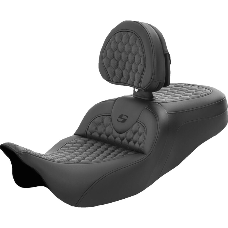 Roadsofa HC With Driver’s Backrest Seat, Black Stitch – 08-24 Touring