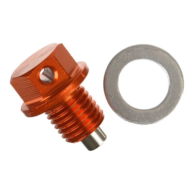 Whites Magnetic Sump Plug M12 x 12 x 1.5 – Orange