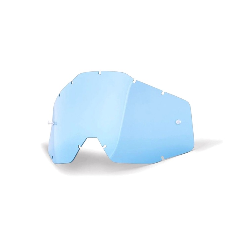 100% Accuri / Racecraft / Strata Anti-Fog Replacement Lens Blue