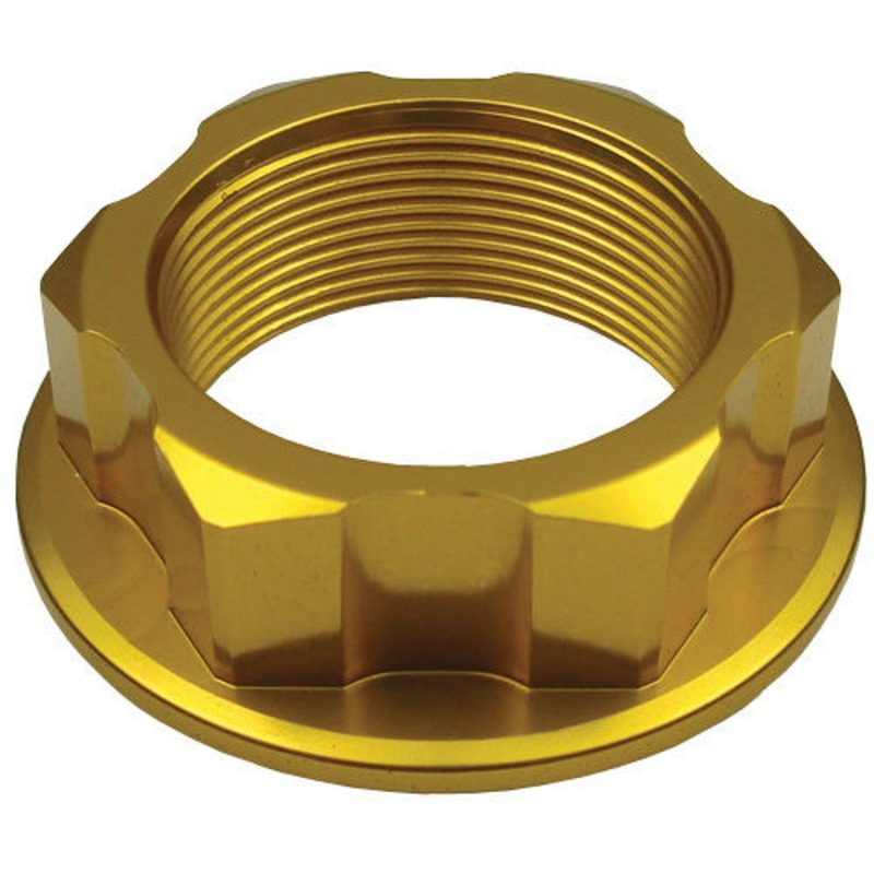 GP Pro Gold Steering Stem Nut – M26 x 32 x P1.0 x H10