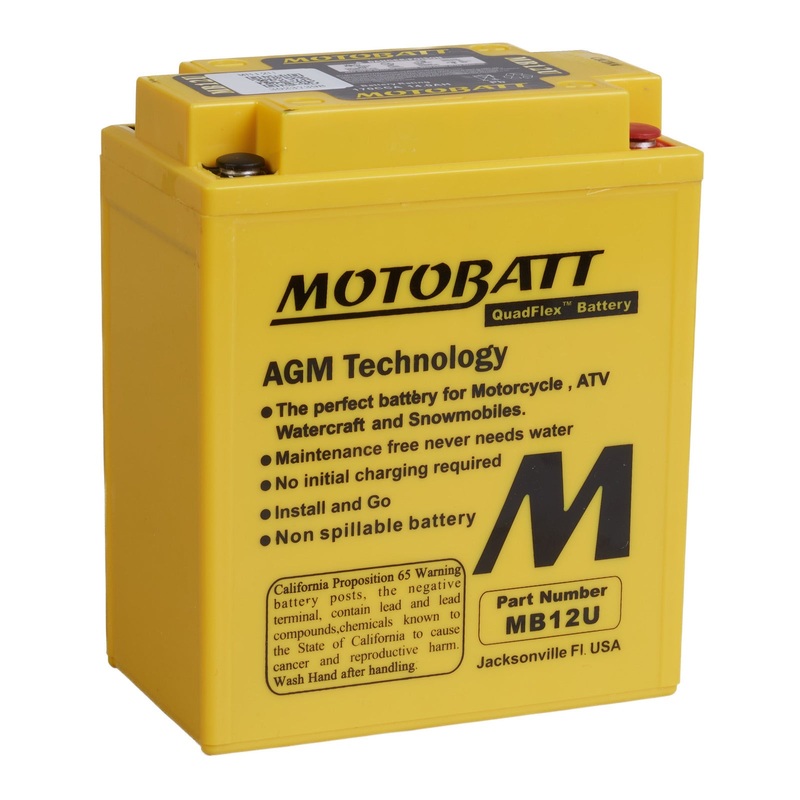 Motobatt Battery Quadflex AGM – MB12U
