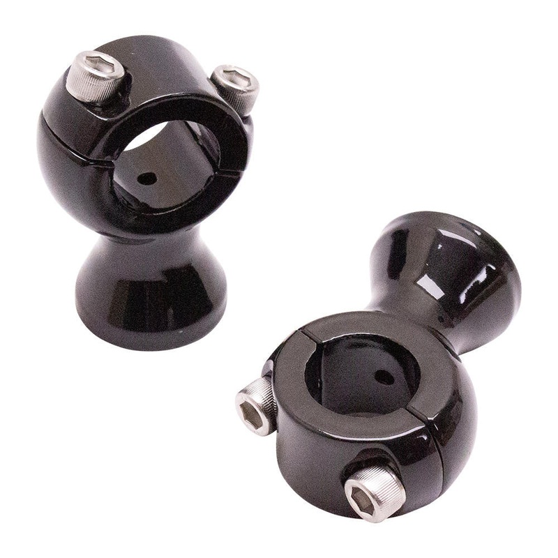 1-3/4″ Handlebar Risers –  Gloss Black