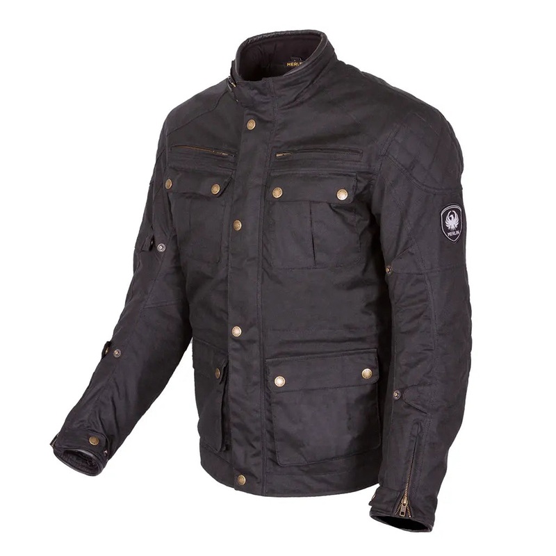 Merlin Yoxall 2 Waxed Cotton Jacket Black
