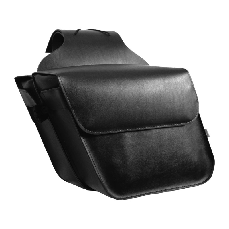 Willie & Max Raptor Throw Over Saddlebags Standard Slant Black – 14″ X 12″ X 5″