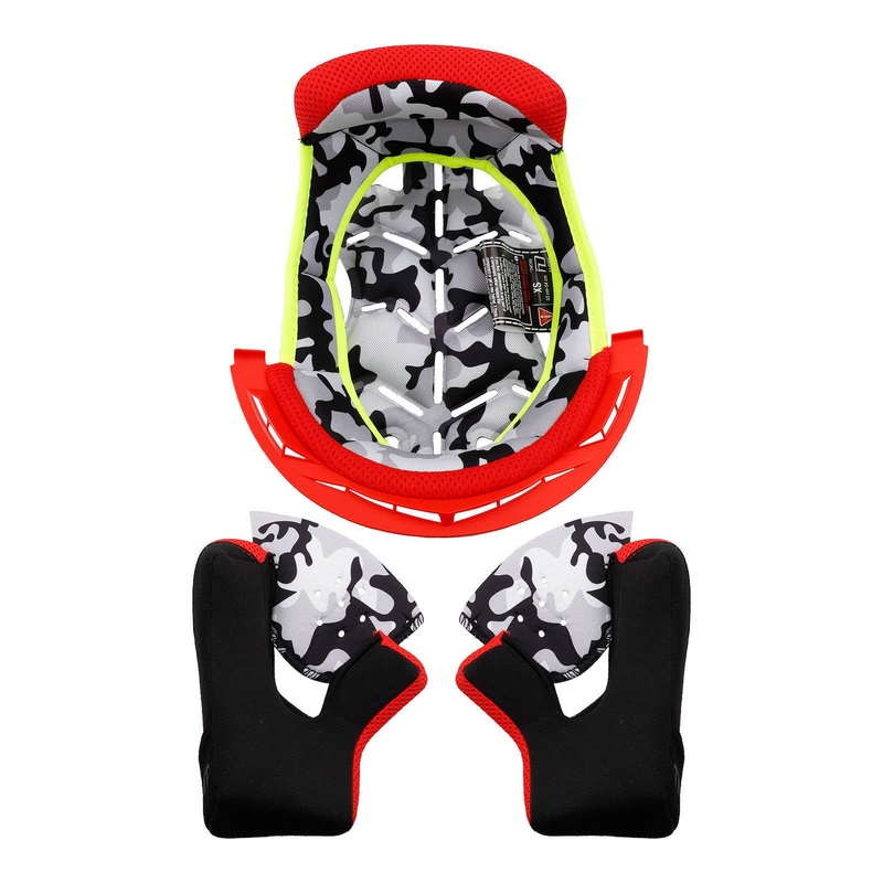 LS2 MX437 Fast Evo Liner – Red