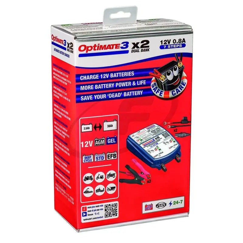 OptiMate 3 x 2 – 2x12V Battery Charger / Optimiser