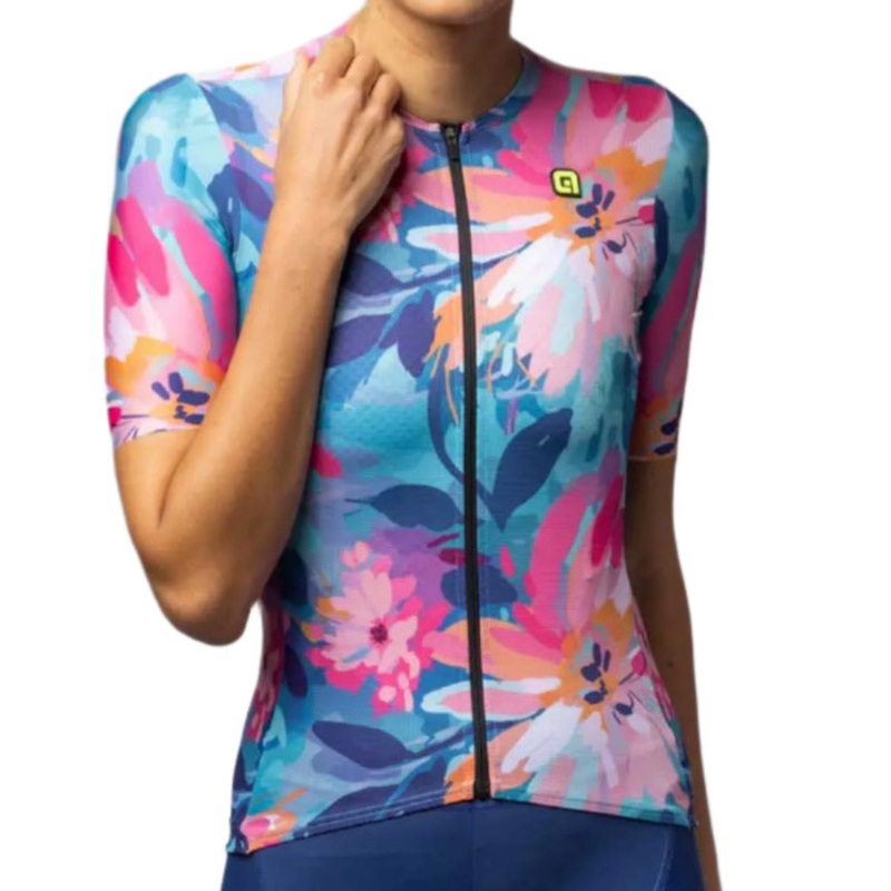 Ale Clothing Jardin PR-E Ladies Short Sleeves Cycle Jersey Multicolour