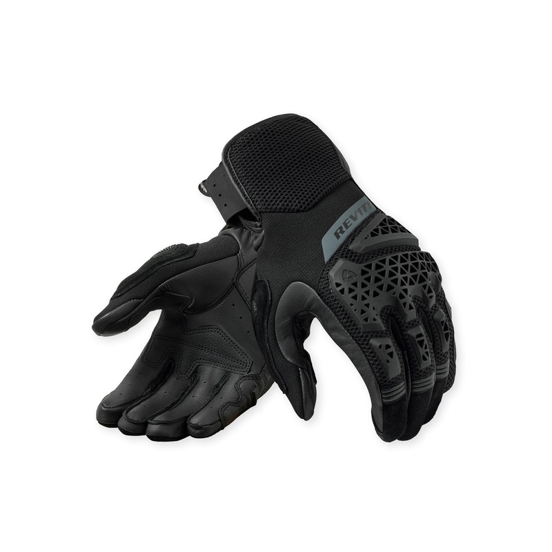 Revit Sand 5 Leather Gloves Black