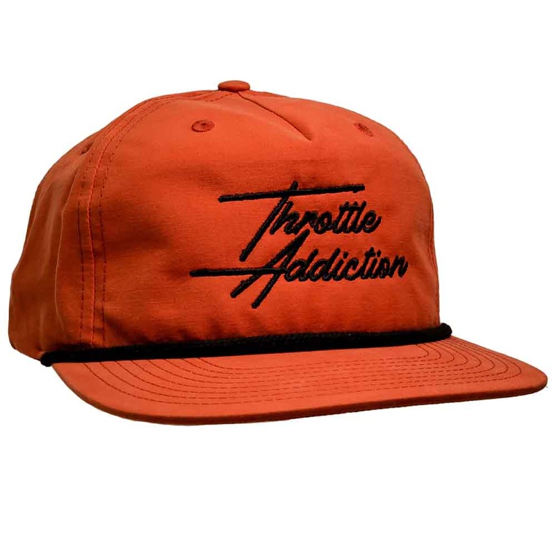 Throttle Addiction – Rope hat – Orange