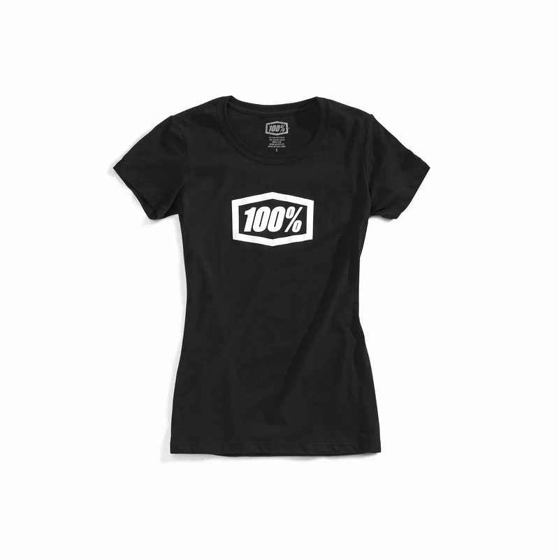 100% Essential Ladies T-Shirt Black