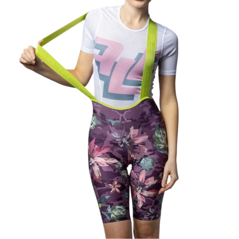 Ale Clothing Sauvage PR-E Ladies Cycle Bib Shorts Purple