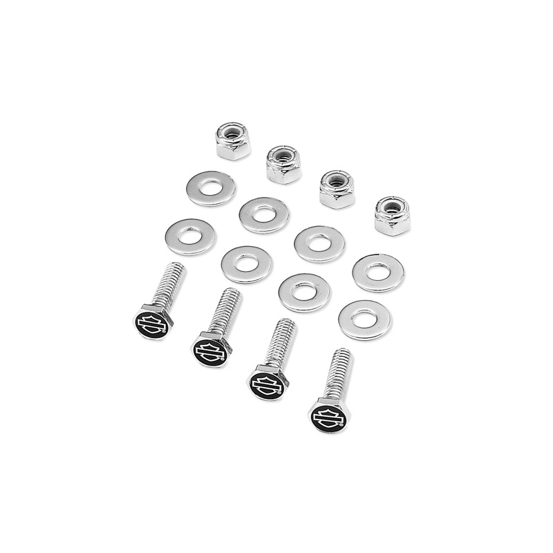 Harley Davidson 41161-01 Bar & Shield License Plate Mounting Hardware Kit KIT,MTG HARDWARE,LIC PLT