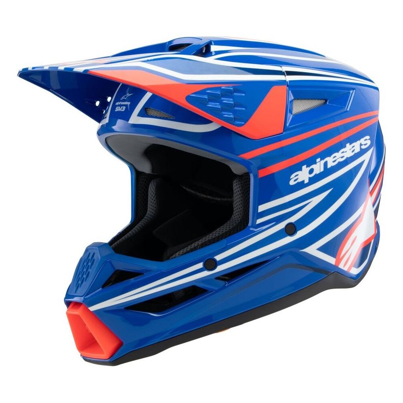 Alpinestars S-M3 Wurx Youth MX Blue / Red / White