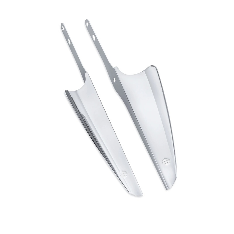 Harley Davidson 57400146A Fork-Mount Wind Deflectors / CHRM,TOURING
