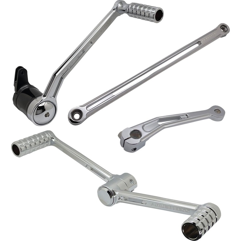 Speedliner Heel/Toe Foot Control Kit, Chrome – Touring