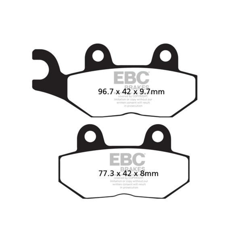 Brakes – FA214/2HH Fully Sintered – EBC (Rear)