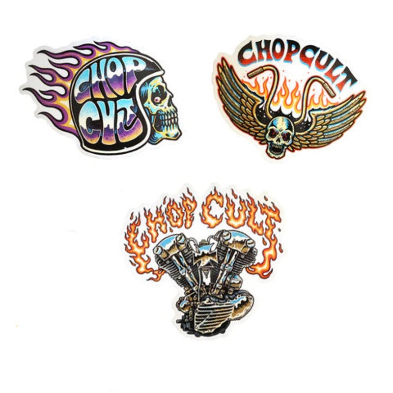 Chop Cult Sticker 3 Pack
