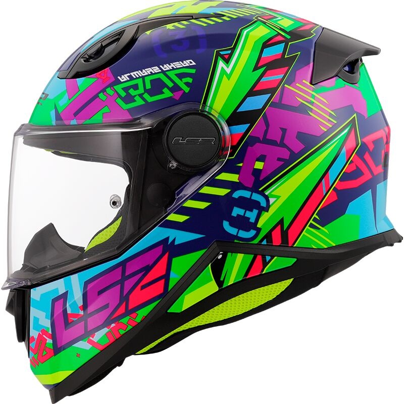 LS2 FF812 Kids Svent Blue Green