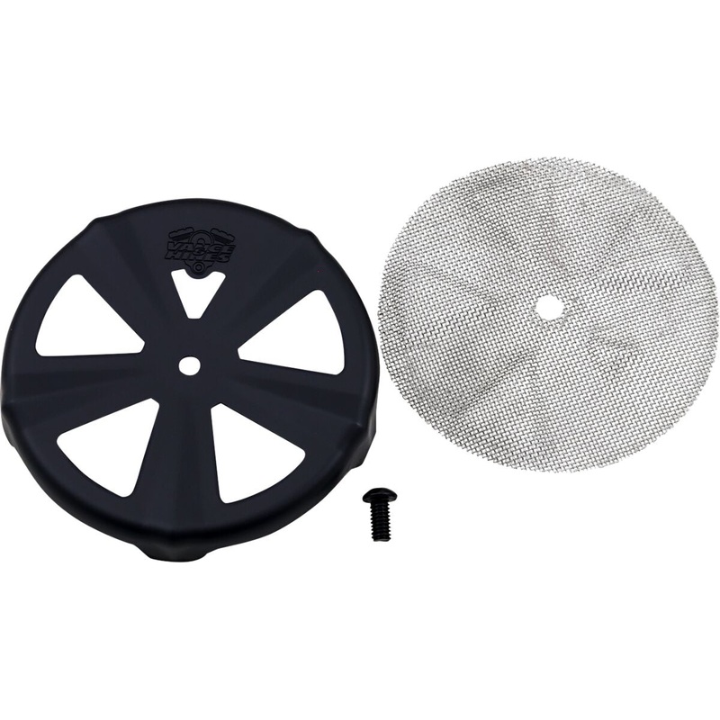 Air Cleaner Cover For Vo2 Naked Skullcap Crown Black