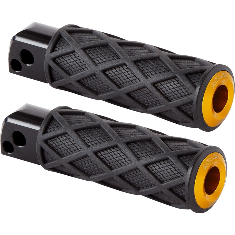 Diamond Footpegs, Gold –  18+ Softail (Rear)