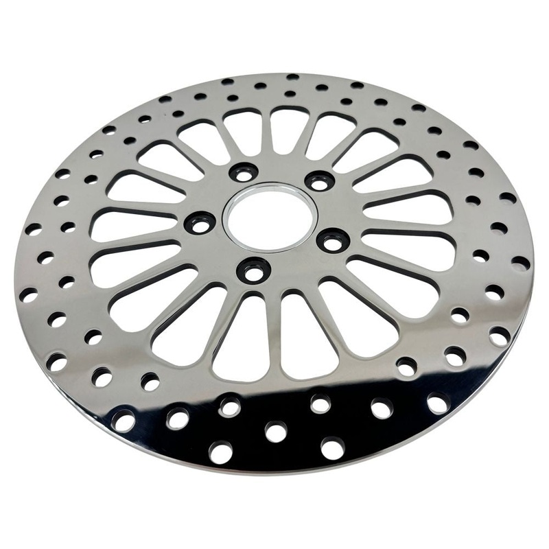 King Spoke 11.5″ REAR Brake Rotor Harley Softail, Touring, Dyna, & Sportster 84-23 Polished