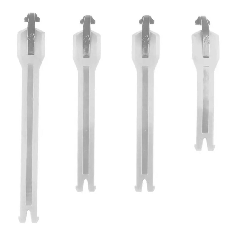 Leatt Kit GPX 4.5 / 5.5 Boot Strap FlexLock – White 4-pcs