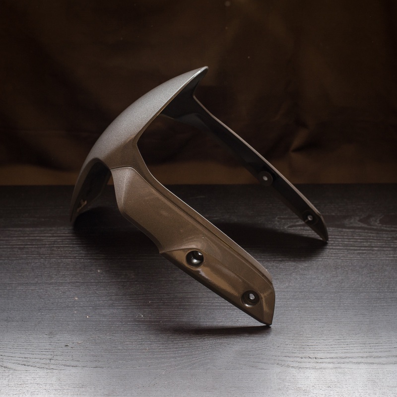 Used FTR Front Mudguard in Steel Gray. Indian Motorcycle Genuine Part