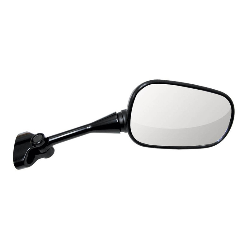 Whites Mirror Black Honda VFR800 ’02- Right-hand