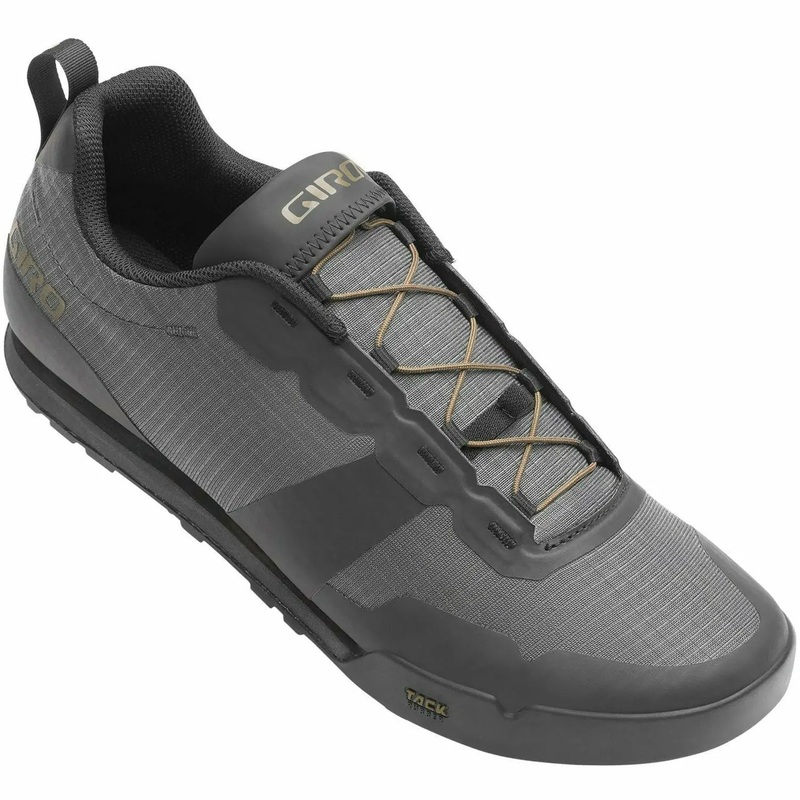 Giro Tracker Fastlace MTB Cycling Shoes Dark Shadow / Trail Green