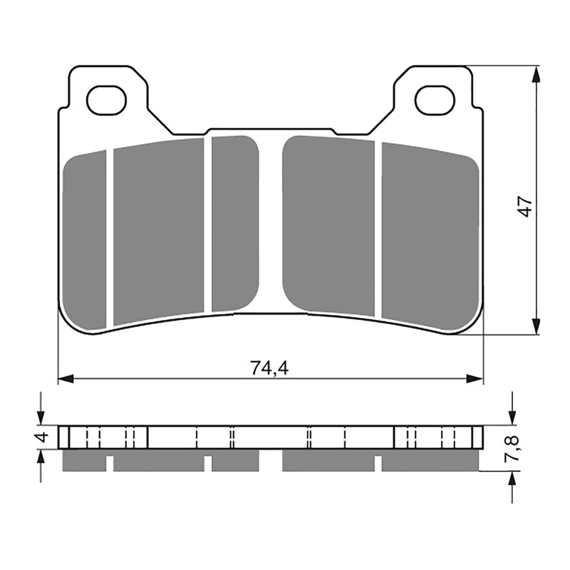 GOLDfren Brake Pads Sintered Sports GF214 – S3 ( PH342 )