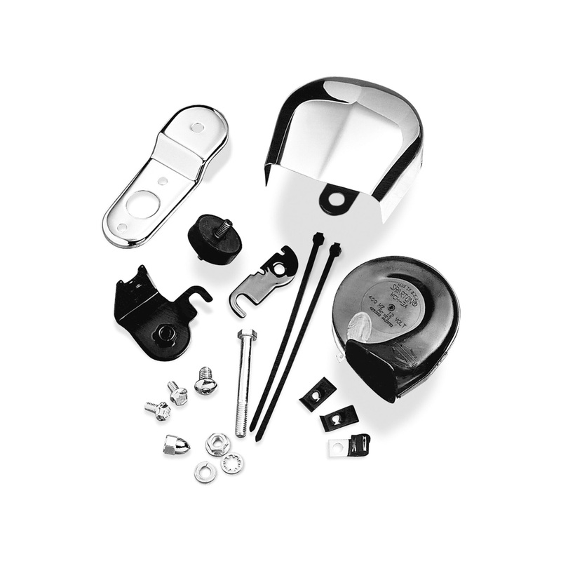 Harley Davidson 69112-95E Chrome Horn Kit KIT-HORN,CHRM/XL
