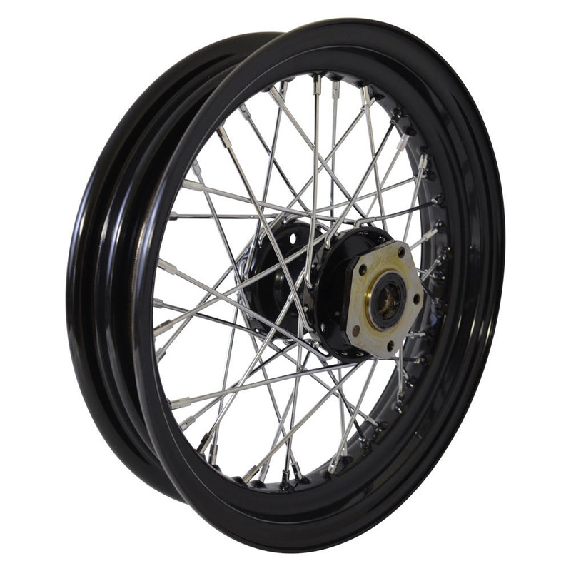16″ x 3.00″ Black Front Spoke Wheel – Harley FLST 1984/1999