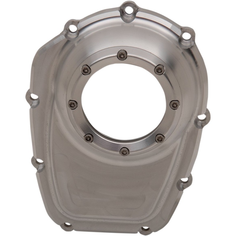 Assault Series CAM Cover With Window, Raw – Milwaukee 8