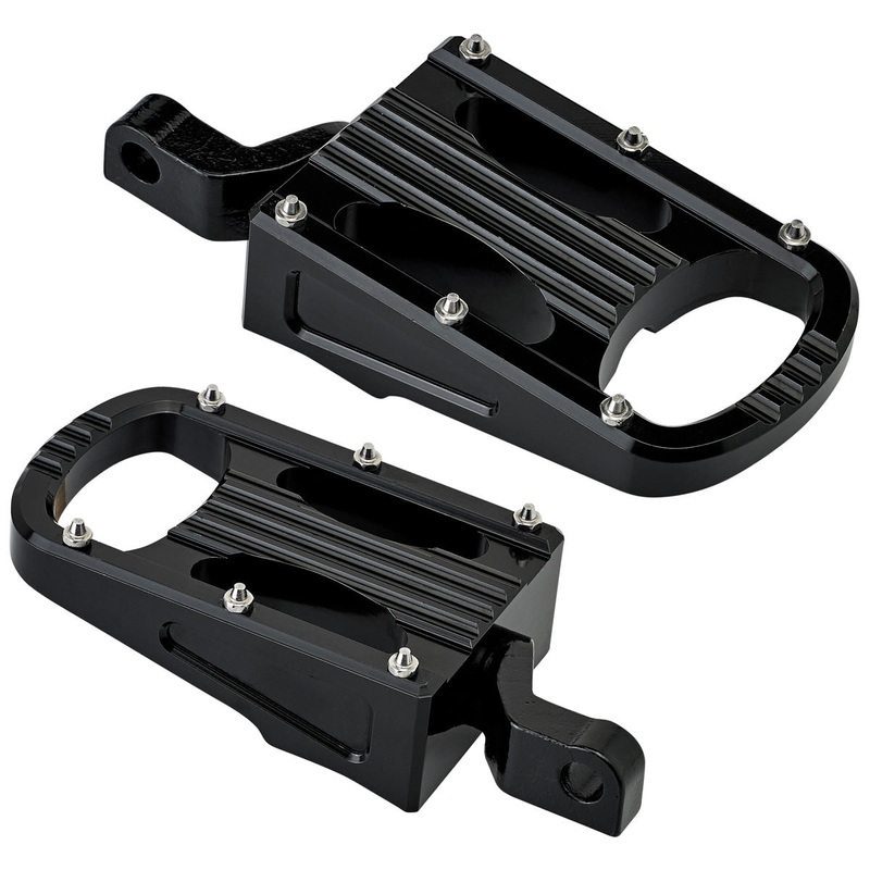 Punisher XL Foot Pegs HD Step – Black Electroplate