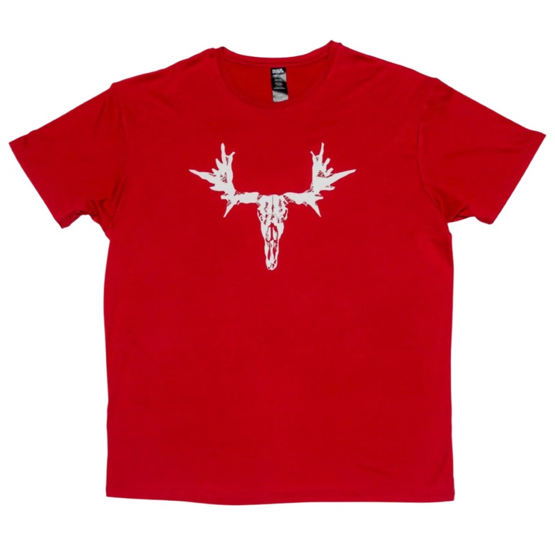 Race Face Moose Short Sleeves Cycle T-Shirt Red