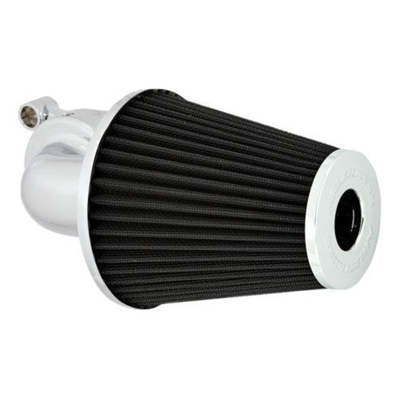 90deg Monster Sucker Air Cleaner – Chrome. Fits T/Cam 2008-17 with TBW.