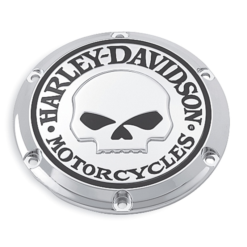 Harley Davidson 25440-04A Willie G Skull Derby Cover DERBY COVER, SKULL, WILLIE G, XL